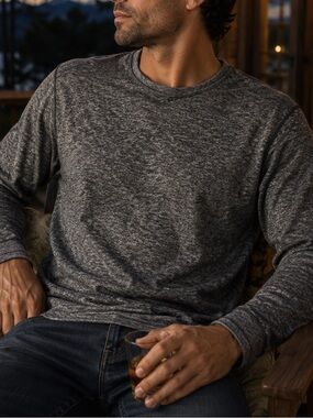 Vintage Stanfield’s Made in Canada Gray Long Sleeve Shirt Approx XL Heathered